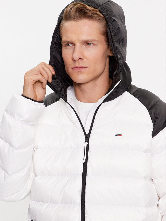 Tommy Jeans Tommy Jeans Daunenjacke DM0DM17233 Weiß Regular Fit