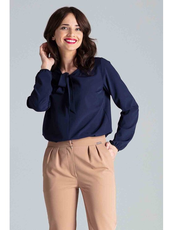 Lenitif Lenitif Blusa L030 Blu Regular Fit