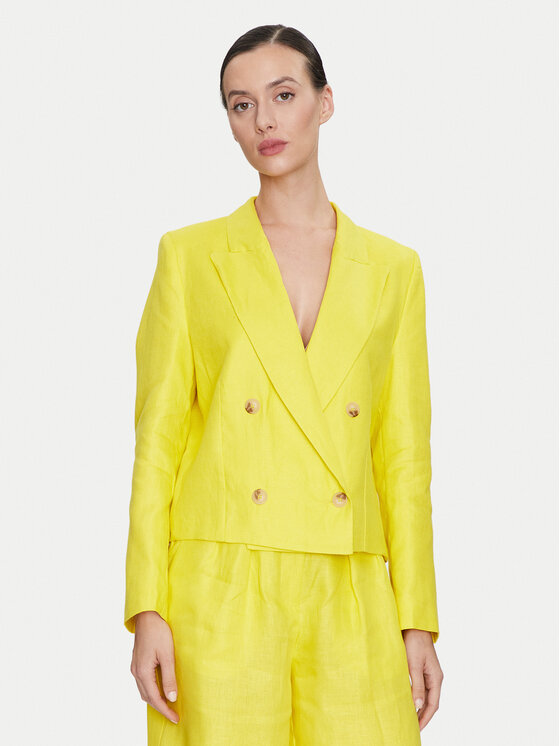 ViCOLO Giacca da abito TB0790 Giallo Regular Fit, taglia : S
