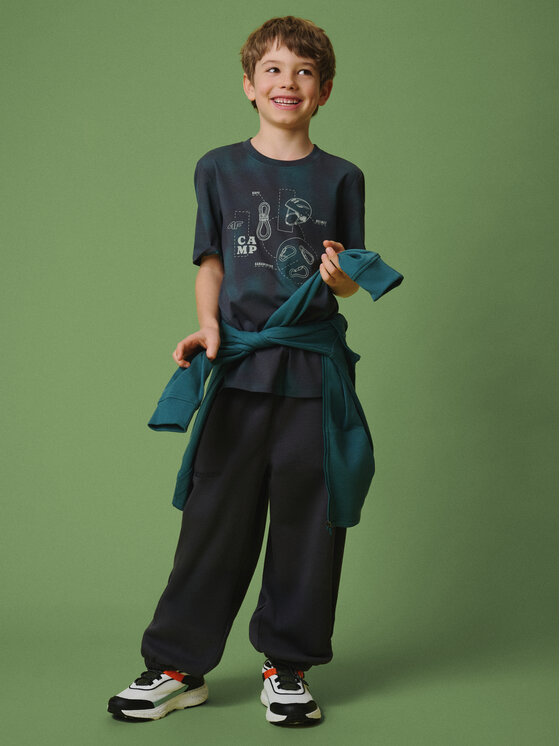 4F 4F T-Shirt ENJOY THE OUTDOORS Kolorowy Regular Fit