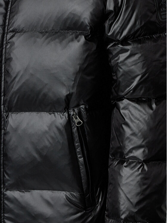 La Martina La Martina Daunenjacke Whit WMO021 PA067 Schwarz Regular Fit