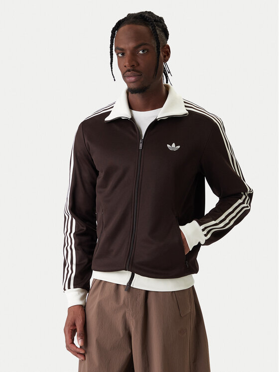 adidas Bluză adicolor Classic KE1665 Maro Slim Fit