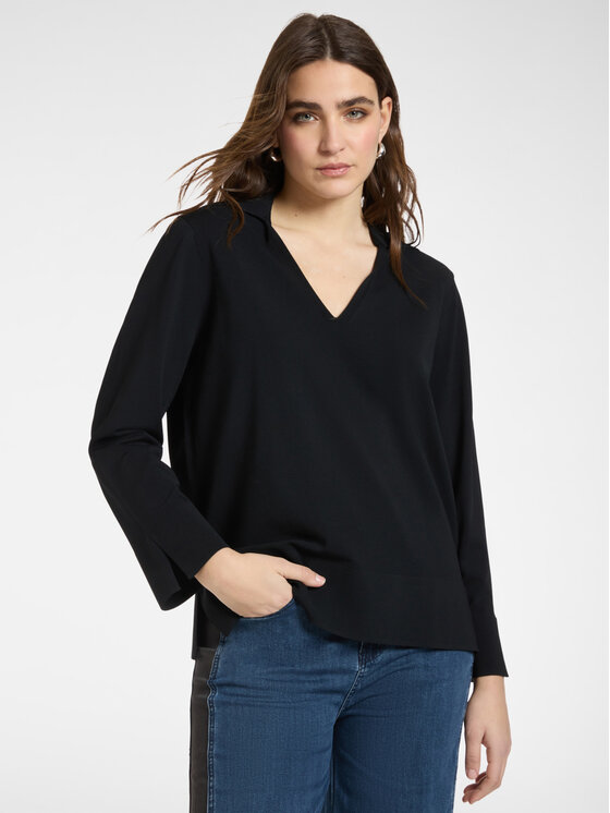 Elena Mirò Elena Mirò T-shirt M560Z100750N033 Nero Boxy Fit