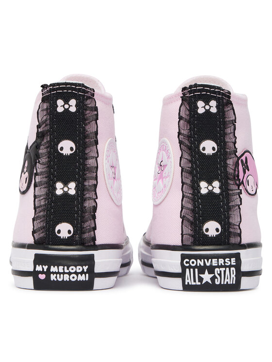 Converse Converse Кецове Chuck Taylor All Star Hi X My Melody Kuromi A21838C Светлорозов
