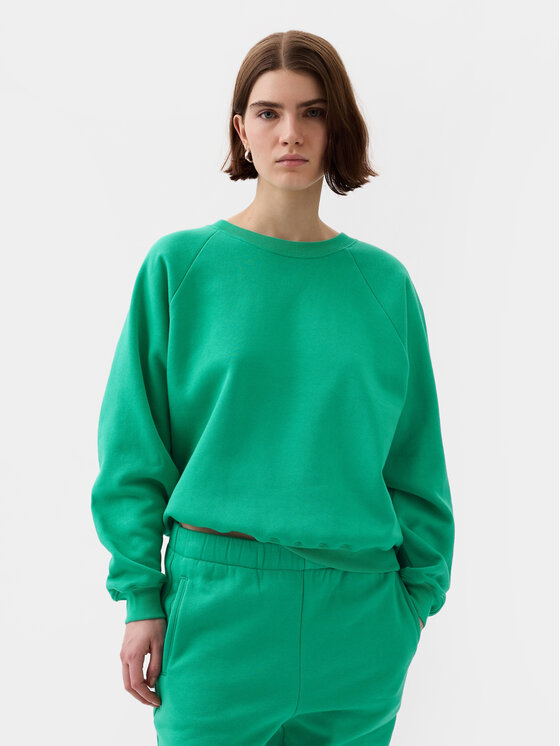 Gap Gap Bluză 765585-20 Verde Regular Fit