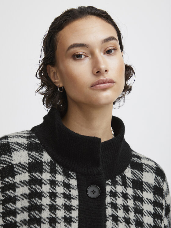 ICHI ICHI Cardigan 20119845 Nero Regular Fit