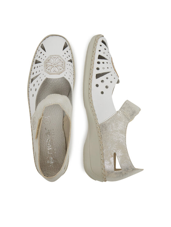 Rieker Rieker Halbschuhe 41368-80 Weiß