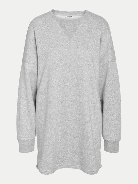 Noisy May Noisy May Džemper haljina Alden 27030633 Siva Loose Fit