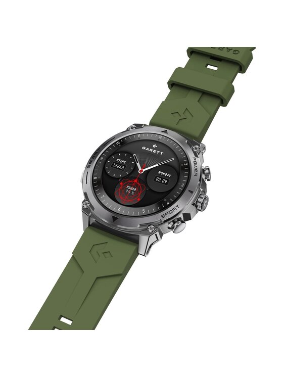 Garett Garett Zegarek 5904238486863-PAY-BLACK Czarny