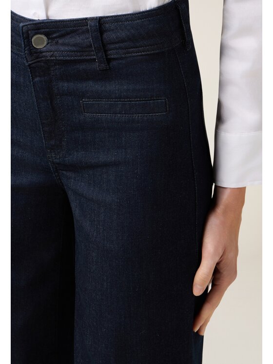 Oltre Oltre Jeansy P441R109286N034 Niebieski Baggy Fit