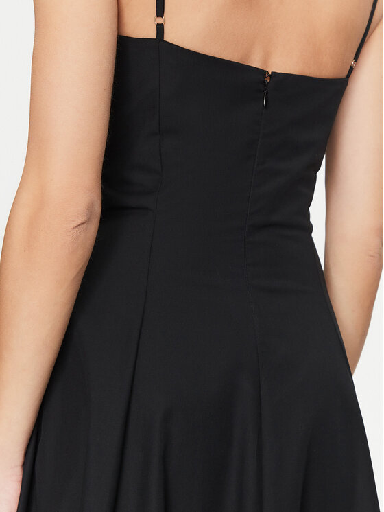 Simona Corsellini Simona Corsellini Kokteilikleit P25CPAB01101 Must Slim Fit