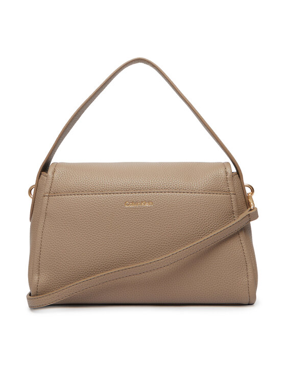 Calvin Klein Calvin Klein Geantă Emblem Hw Pebble Shoulder Bag 25 LV04F3425G Bej
