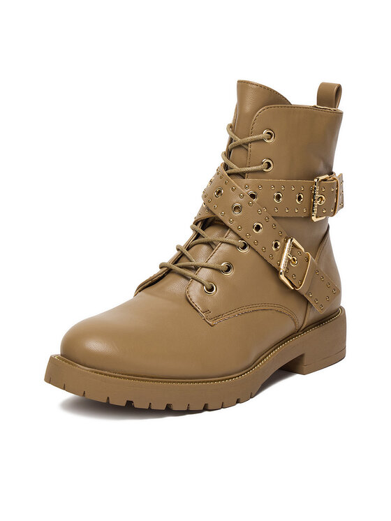 DeeZee DeeZee Schnürschuhe 15161-1-BEIGE PU Beige