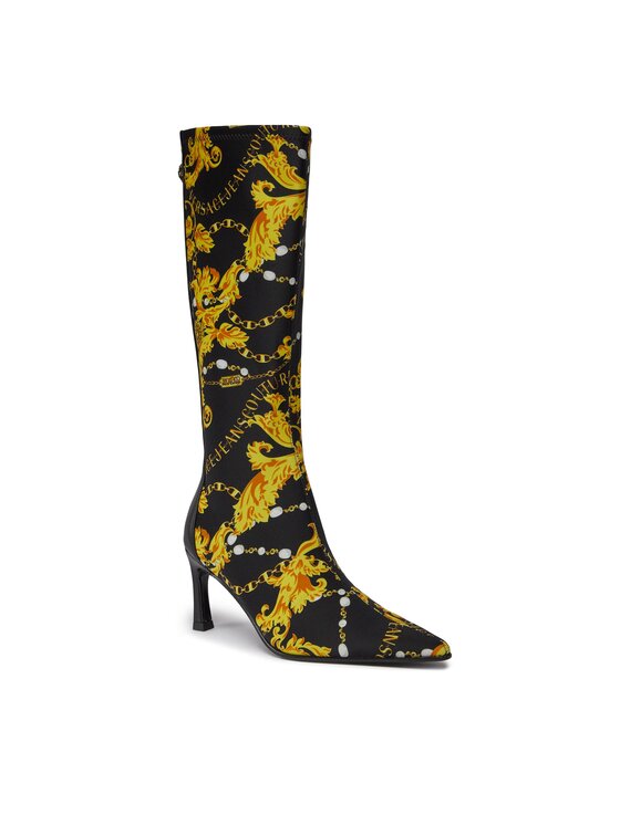 Versace Jeans Couture Versace Jeans Couture Kozačky 75VA3S32 Černá