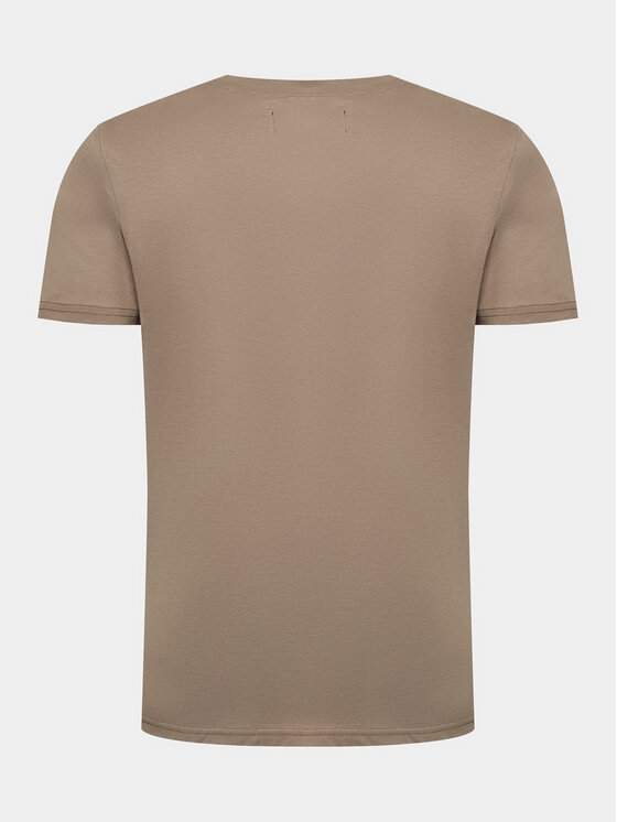 Alpha Industries Alpha Industries T-Shirt 118529 Brązowy Regular Fit
