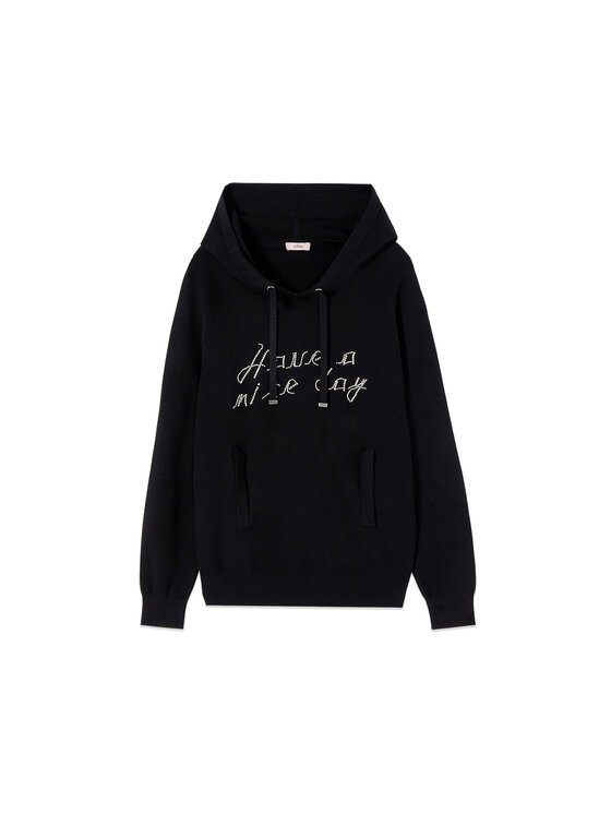 Oltre Oltre Maglione M395J005652N033 Nero Regular Fit