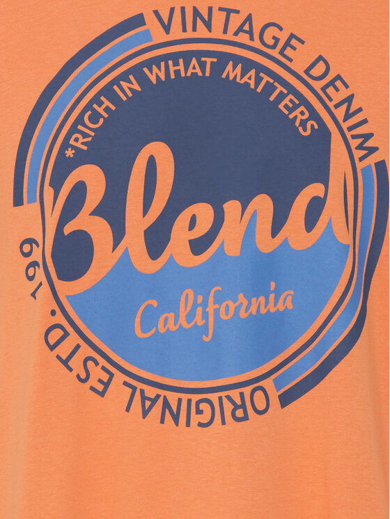 Blend Blend T-shirt 20715308 Narančasta Regular Fit
