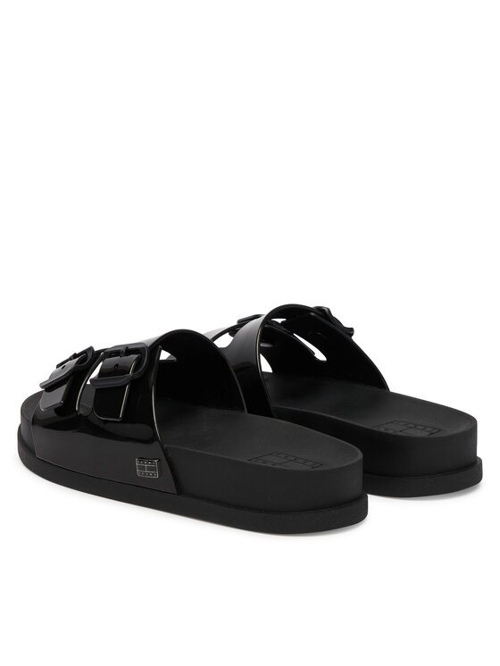 Tommy Jeans Tommy Jeans Natikači Tjw Comfort Jelly Slides EN0EN02974 Črna