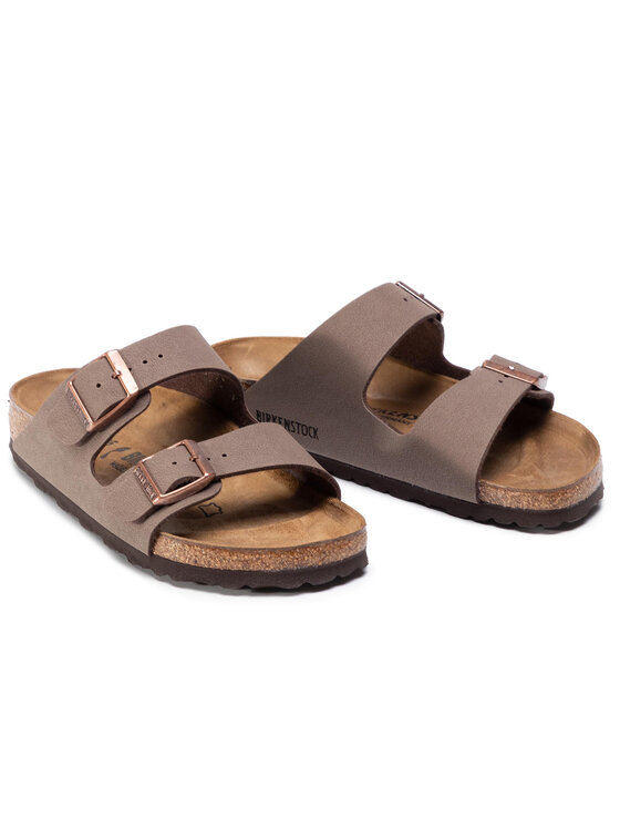 Birkenstock Birkenstock Klapki Arizona Birko-Flor 0151183 Brązowy