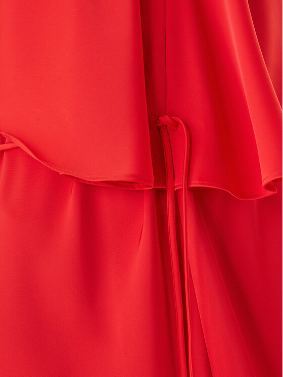 Lola Casademunt by Maite Lola Casademunt by Maite Poletna obleka M2 Concrete Jungle MS2616023 Rdeča Regular Fit