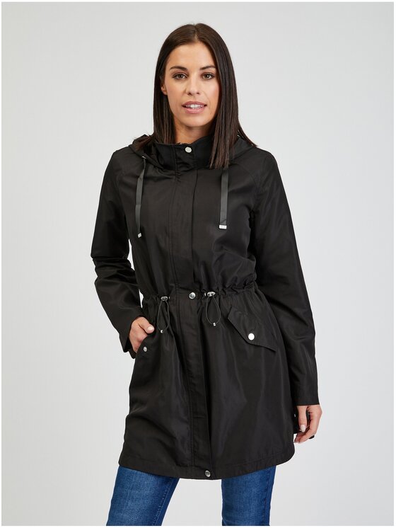 Parka Orsay, Rozmiar 36, Czarny, 819078660000//38