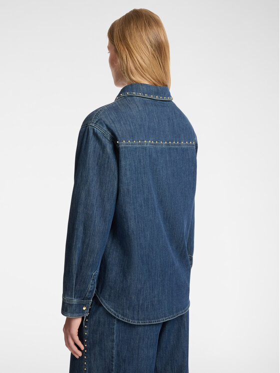 Elena Mirò Elena Mirò Camicia 5406P100222N034 Blu Regular Fit