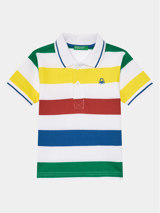 Тениска с яка и копчета United Colors Of Benetton