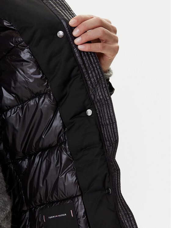 Tommy Hilfiger Tommy Hilfiger Parka WW0WW46533 Čierna Relaxed Fit
