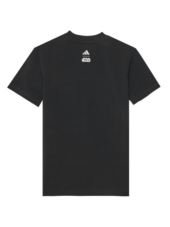 adidas adidas Póló Star Wars The Mandalorian™ JD4547 Fekete Regular Fit