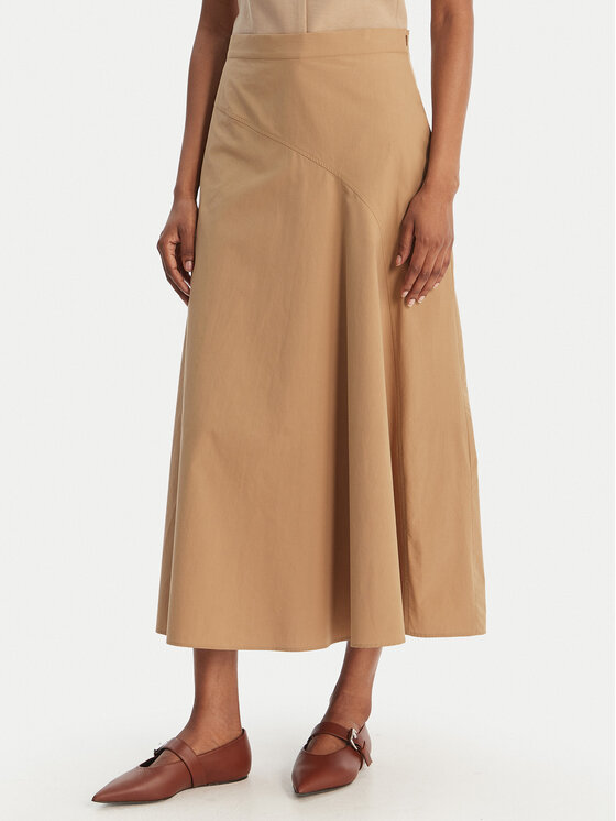Weekend Max Mara Fustă trapez Zattera 2615101042 Bej Regular Fit