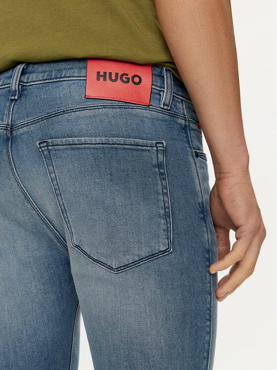 HUGO Hugo Джинси 50517524 Голубий Extra Slim Fit