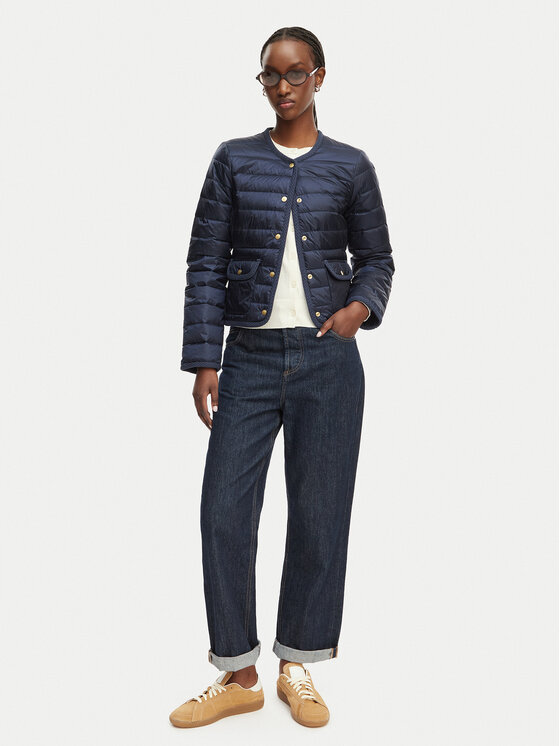 Tommy Hilfiger Tommy Hilfiger Преходно яке WW0WW49660 Тъмносин Slim Fit