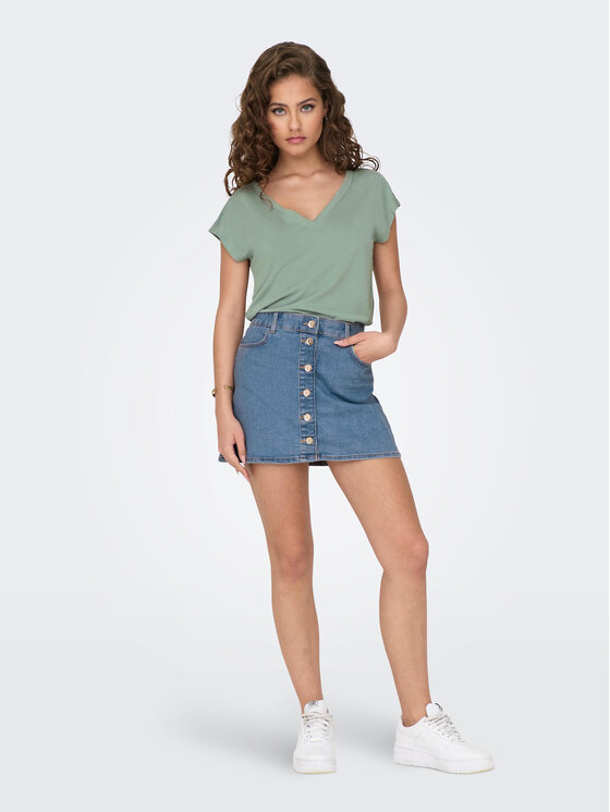 ONLY ONLY T-Shirt Free 15287041 Grün Regular Fit