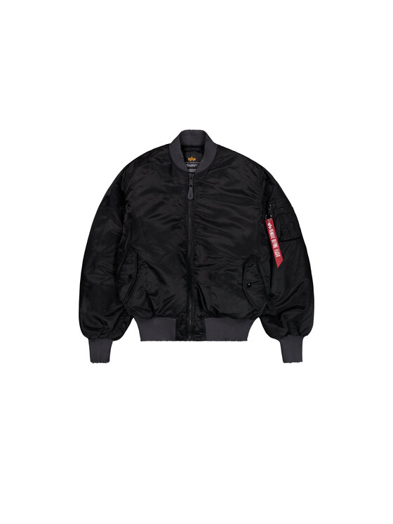 Alpha Industries Alpha Industries Kurtka bomber MA-1 Distressed Bomber Jacket Czarny Core Fit