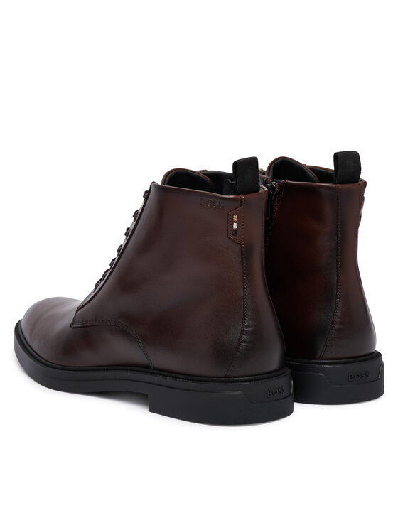 BOSS BOSS Šnurovacia obuv Calev 50573364 Hnedá