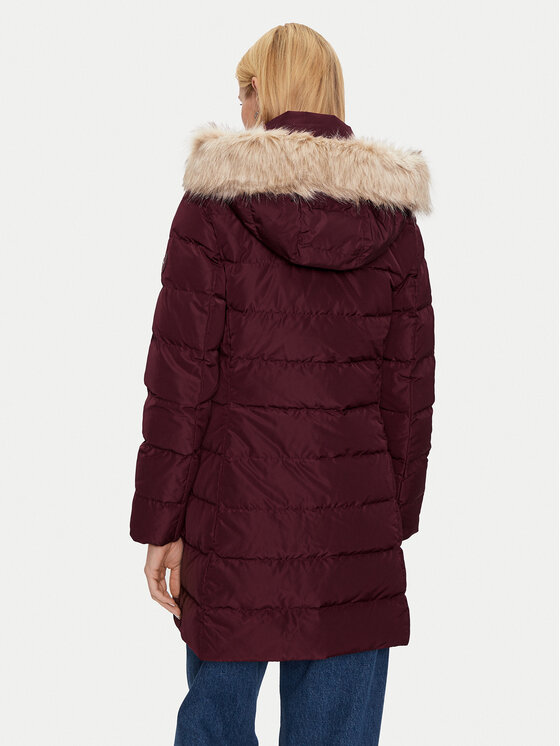 Tommy Hilfiger Tommy Hilfiger Pehelykabát Heritage WW0WW43234 Bordó Regular Fit