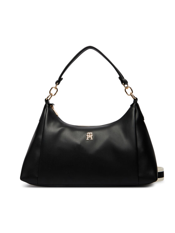 Tommy Hilfiger Tommy Hilfiger Kabelka Th Essential Shoulder Bag AW0AW18374 Černá