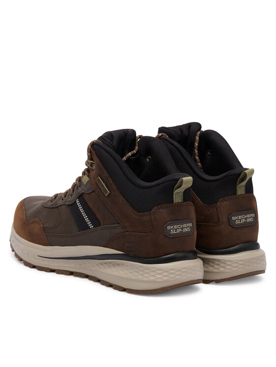 Skechers Skechers Šnurovacia obuv Slade Ultra 211182 COC Hnedá