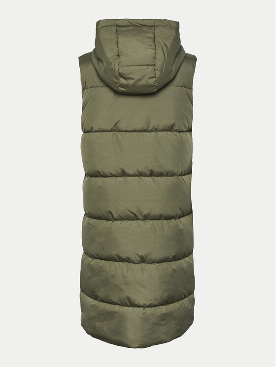 Pieces Pieces Sportski prsluk Bee 17117414 Kaki Regular Fit