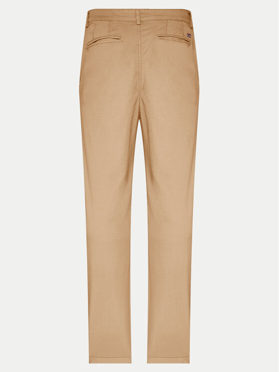 Napapijri Napapijri Pantaloni chino M-Puyo NP0A4H98 Maro Slim Fit