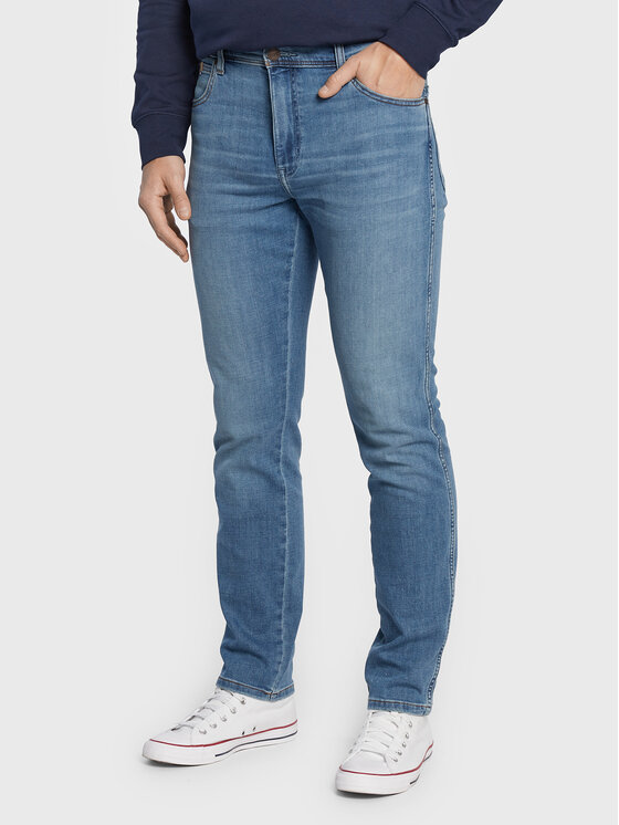 Wrangler Wrangler Jeans Texas W12S7424J 112319197 Blu Authentic Slim Fit