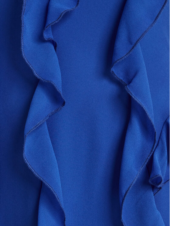 BARDOT BARDOT Večerní šaty Veris Ruffle 60007DB Modrá Regular Fit