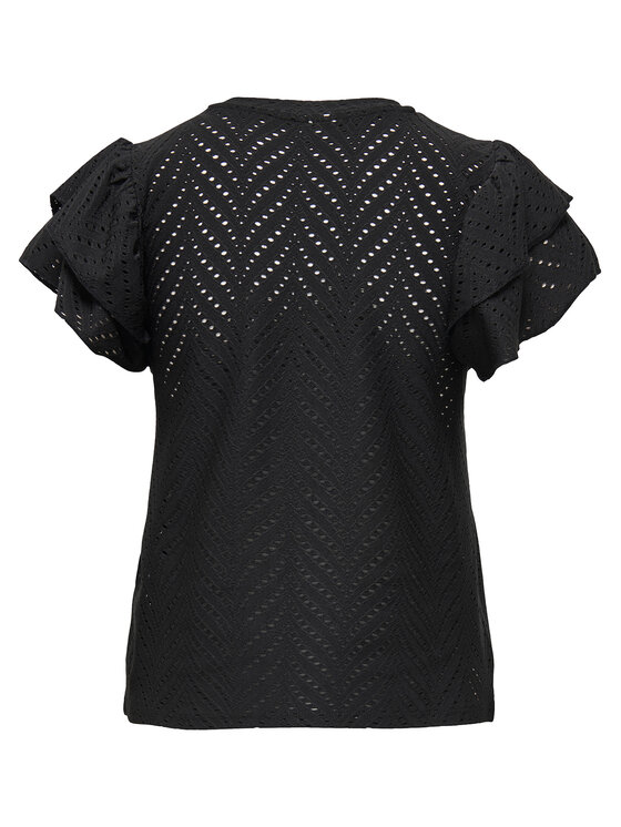 JDY JDY Μπλουζάκι Carla 15351452 Μαύρο Regular Fit