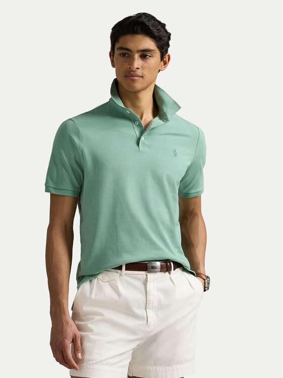 Polo Ralph Lauren Polokošeľa 710941439022 Zelená Regular Fit