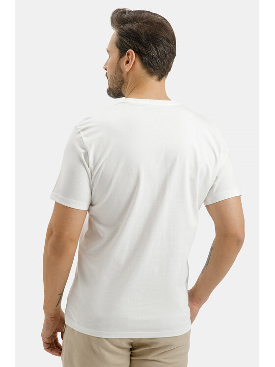 Cross Jeans Cross Jeans T-Shirt 16153-028 Biały Regular Fit