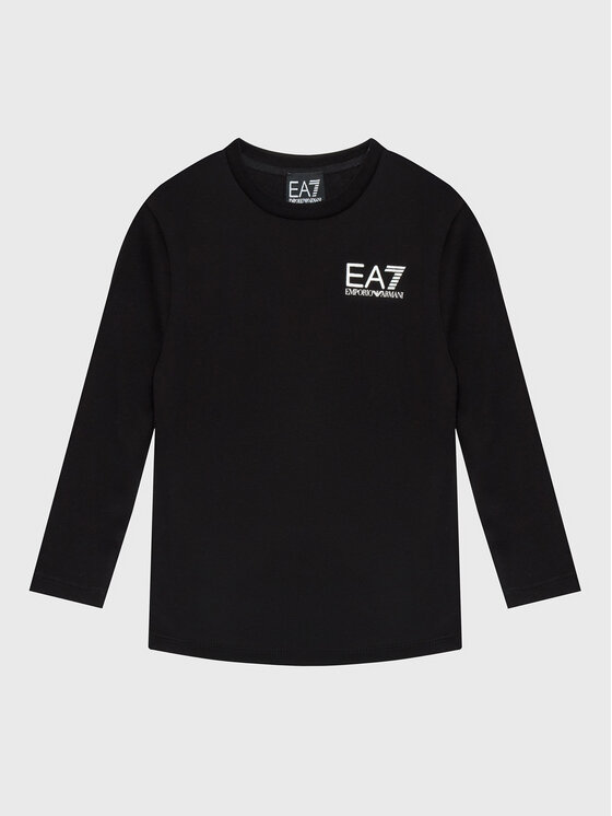 EA7 Emporio Armani Bluză 8NBT52 BJ02Z 1200 Negru Regular Fit