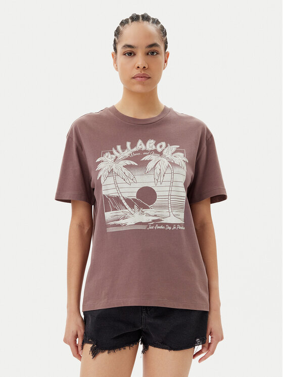 Billabong T-shirt Sweet Escape EBJZT00419 Marrone Relaxed Fit, taglia : M