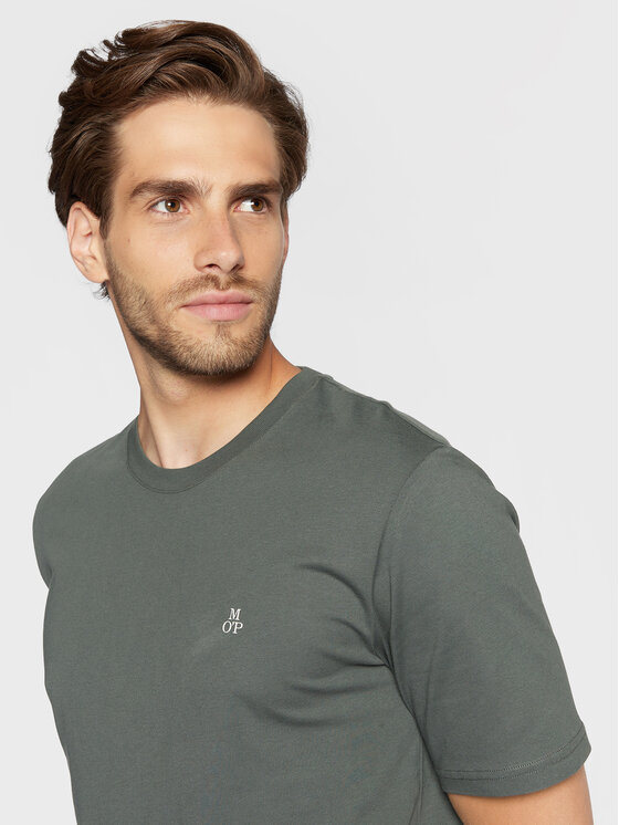 Marc O'Polo Marc O'Polo T-särk B21 2012 51054 Roheline Regular Fit