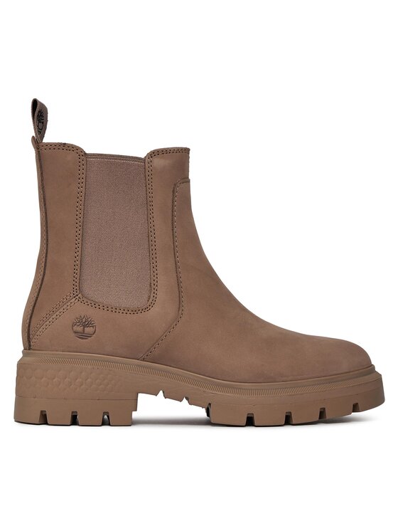 Timberland Timberland Členková obuv s elastickým prvkom Cortina Valley Chelsea TB0A41EW9291 Béžová