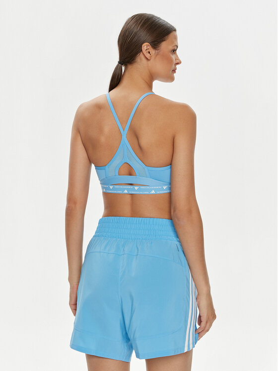 adidas adidas Sportski grudnjak Aeroreact Training IU1722 Svijetloplava